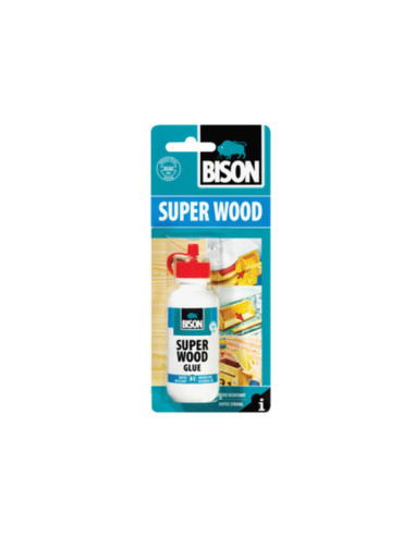 Лепило за дърво Bison Super Wood - 75 г, безцветно