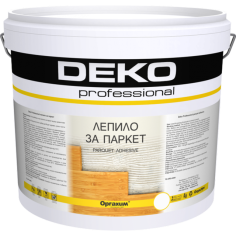 Лепило за паркет Deko Professoinal - 4 кг, цвят крем