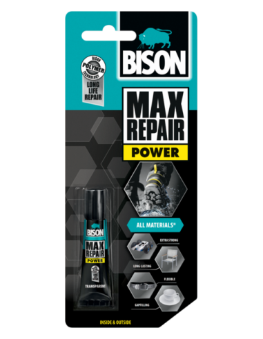 Универсално лепило Bison Max Repair Extreme - 8 мл