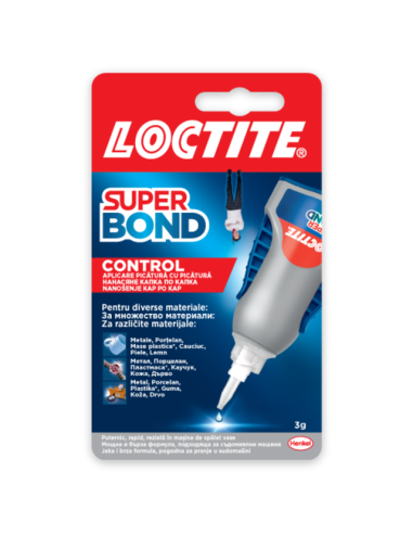 Секундно лепило Loctite Super Bond Control - 3 г