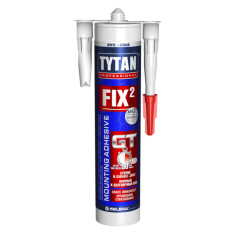 Монтажно лепило Tytan Professional FIX² GT - 310 мл, за тежки материали 400/10 см²