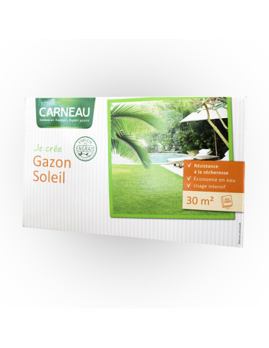 Тревна смеска Carneau Gazon Soleil - 1 кг, за 30 м², за слънчеви площи
