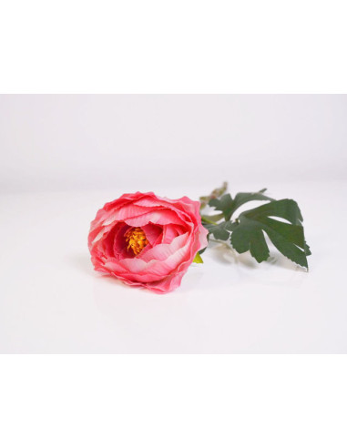 Изкуствен ранонкулус IRA Commerce - Височина 50 см, розов