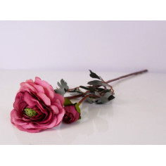 Изкуствено цвете IRA Commerce - Височина 59 см, лилаво-розово