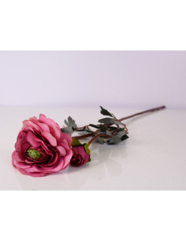 Изкуствено цвете IRA Commerce - Височина 59 см, лилаво-розово
