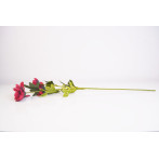 Изкуствено цвете IRA Commerce - Височина 62 см, бордо