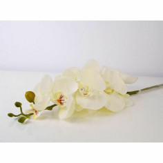 Изкуствена орхидея IRA Commerce - Височина 85 см, бяла