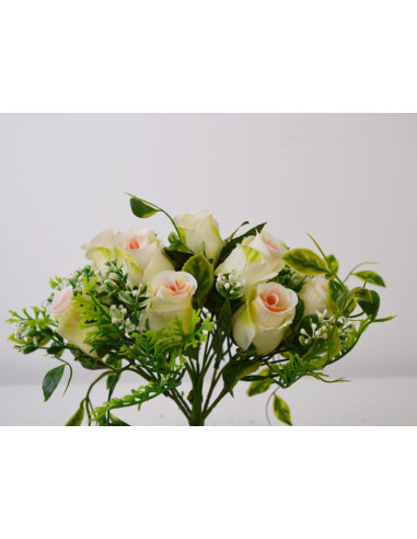 Изкуствен букет от рози IRA Commerce - Височина 30 см, различни цветове