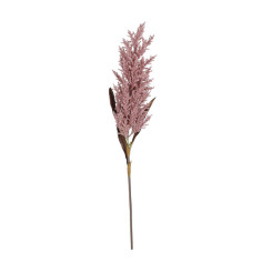 Изкуствена клонка Пампаска трева Mica Decorations - Височина 88 см, розова