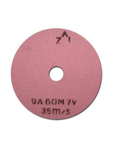 Керамичен абразивен диск за шмиргел ZAI 9А 60M 7V - Ø200 мм, вътрешен Ø20 мм
