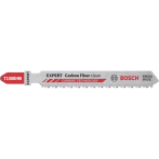 Комплект ножове за прободен трион Bosch Expert Carbon Fiber Clean T 108 BHM - Дължина 92 мм, стъпка на зъбите 2,2 мм, 3 броя