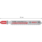 Комплект ножове за прободен трион Bosch Expert Carbon Fiber Clean T 108 BHM - Дължина 92 мм, стъпка на зъбите 2,2 мм, 3 броя