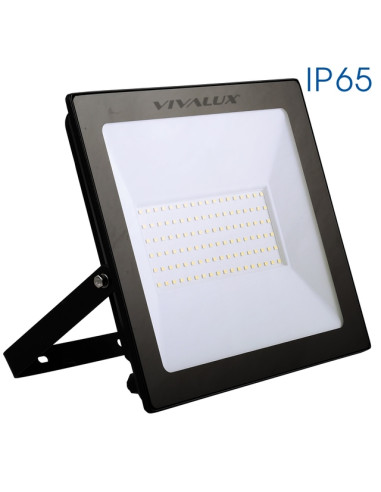 LED прожектор Vivalux Trend - 100 W, 4000 K, 8000 lm, IP65, черен