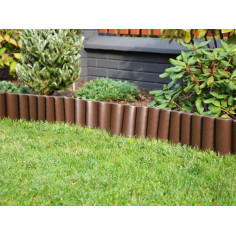 Imagén: Декоративна градинска ограда PALISADE кафява – 2,5м