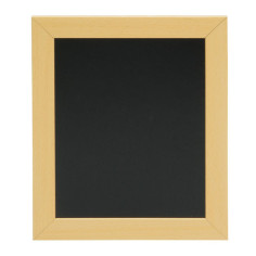 Декоративна черна дъска - ШхВ 24х20 см, дървена рамка