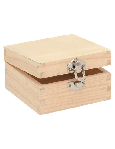 Дървена кутия Glorex - ДхШхВ 10x10x5,5 см