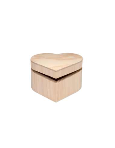 Дървена кутия Glorex - ДхШхВ 9х8,5х6 см