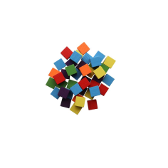 Дървени кубчета Glorex - ДхШхВ 1,5х1,5х1,5 см, 42 броя