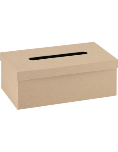 Картонена кутия за салфетки Glorex - ДхШхВ 25x14х9 см
