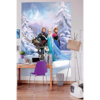 Фототапет Komar Disney Edition 4 Frozen Winter Land - 4 части, 184х254 см