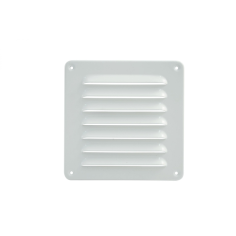 Алуминиева вентилационна решетка Marley - ДхШ 155х155 мм, бяла