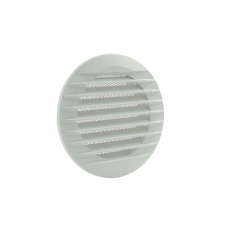 Вентилационна решетка Marley - Ø125 мм, PVC-U, бяла, с мрежа
