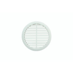 Вентилационна решетка за мебели Marley - Ø50 мм, пластмаса, бяла