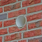 Вентилационна решетка с клапа Marley - ДхШ 140х140 мм, Ø100, бяла
