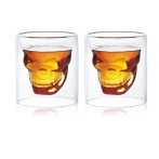 Сет от 2 бр. двустенни стъклени чаши за уиски “GLASGOW“ - 200 мл. - FAUBOURG