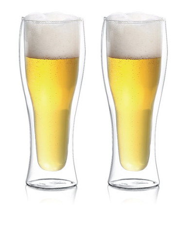 Сет от 2 бр. двустенни стъклени чаши за бира “DUBLIN“ - 250 мл. - FAUBOURG