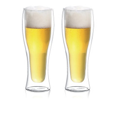 Сет от 2 бр. двустенни стъклени чаши за бира “DUBLIN“ - 480 мл. - FAUBOURG