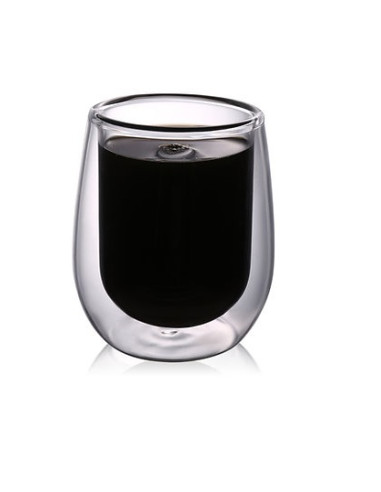 Двустенна стъклена чаша “LYON“ - 80 мл. - FAUBOURG