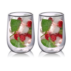Сет от 2 бр. двустенни стъклени чаши “LYON“ - 230 мл. - FAUBOURG