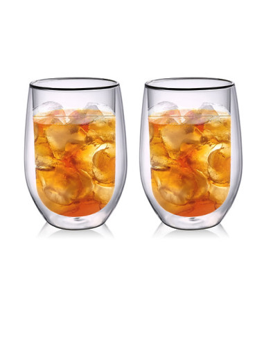 Сет от 2 бр. двустенни стъклени чаши “LYON“ - 330 мл. - FAUBOURG