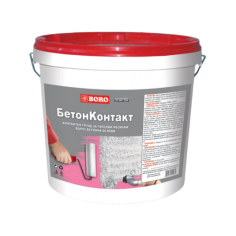 Бетонконтакт грунд Boro - 6 кг, розов