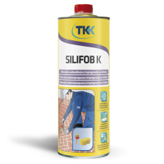 Водоотблъскващ импрегнатор за керамика TKK Silifob K - 0,8 кг, жълто-кафяв