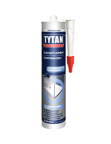 Санитарен силикон Tytan - 280 мл, безцветен