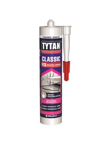 Монтажно лепило Tytan Classic Fix - 290 мл, прозрачно