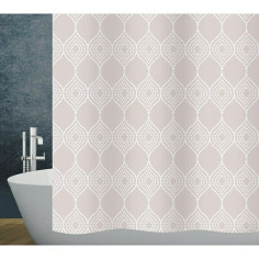 Текстилна завеса за баня Diaqua Casablanca - 240x180 см, бежова