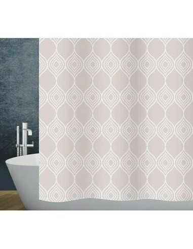 Текстилна завеса за баня Diaqua Casablanca - 240x180 см, бежова