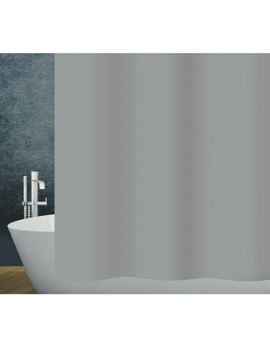 Текстилна завеса за баня Diaqua Basic - 120x200 см, сива