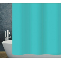 Текстилна завеса за баня Diaqua Basic - 120x200 см, синя