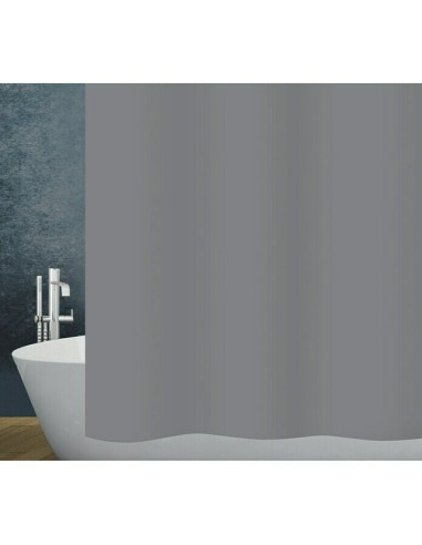 Завеса за баня Diaqua Prisma - 180x200 см, тъмносива