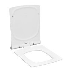 Седалка за тоалетна Serel Sigma Slim - Duroplast, забавено падане, бяла