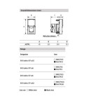 Компютърна розетка Bticino Classia RW4279C5E - RJ45, UTP, CAT5E, бяла, едномодулна, италиански стандарт