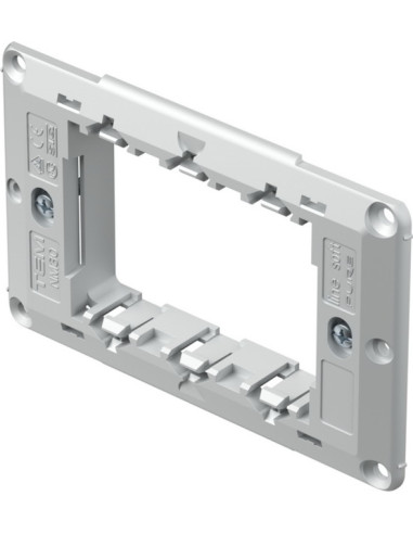 Монтажна рамка TEM NM30-P - 155х115 мм, тримодулна, италиански стандарт