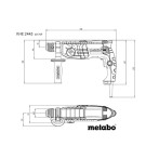 Перфоратор Metabo KHE 2445 - 800 W, 2,4 J, SDS-Plus