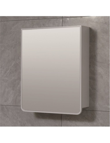 Огледален шкаф Inter Ceramic ICMC 1045 55 - ДхШхВ 12х45х55 см, PVC, бял, 1 огледална врата