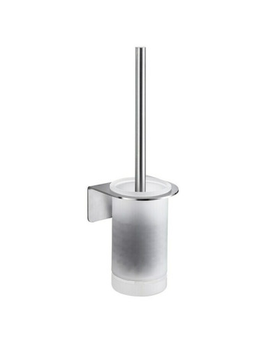 Комплект четка за тоалетна Antwerpen - Стъкло и неръждаема стомана, хром