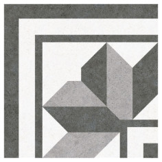Гранитогрес Codicer Vintage Square - 25x25 см, сив, ъгъл